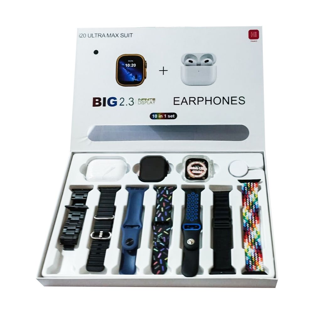 Kit Reloj Inteligente Smartwatch Ultra Con Airpods