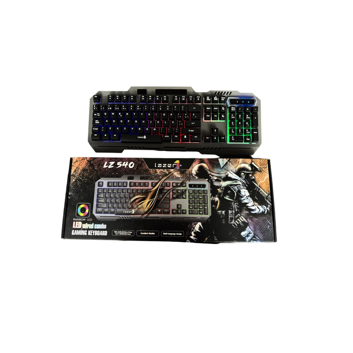 Teclado Gamer Con Luces LED & Teclas Anti-Ghosting