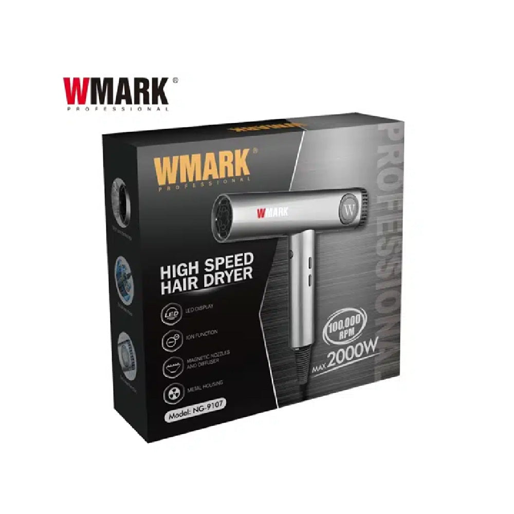 Secador Para Cabello Original WMARK NG-9107 Tecnología Iónica