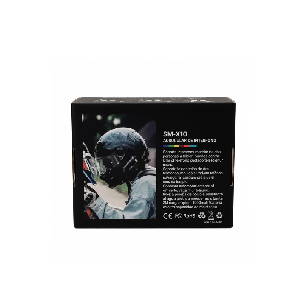 Intercomunicador Para Casco De Moto Impermeable IP54