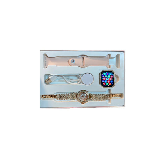 Combo Reloj Inteligente Para Mujer Smartwatch Mini ZW10