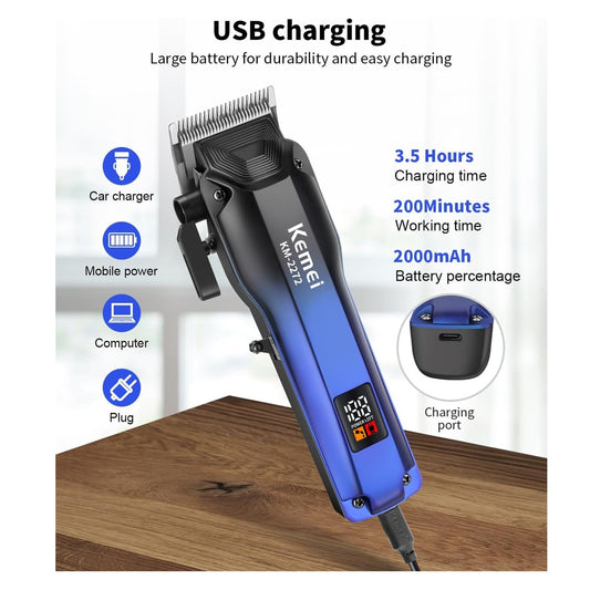 Máquina Cortadora De Cabello Profesional Kemei KM-2272