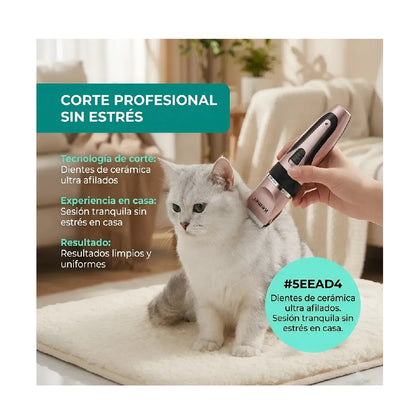 Máquina Cortapelo Profesionales Para Mascotas Kemei (Kit Completo)
