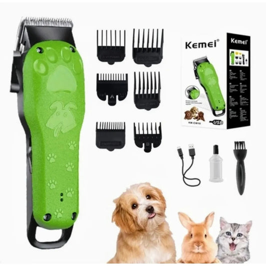 Máquina Cortapelo Inalámbrica para Mascotas Kemei KM-CW10