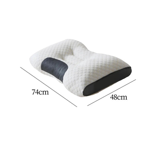 Almohada Ortopédica Ergonómica Cervical con Cavidad Central y Tejido Transpirable 3D