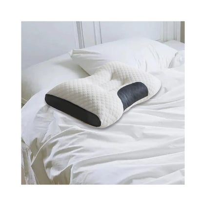 Almohada Ortopédica Ergonómica Cervical con Cavidad Central y Tejido Transpirable 3D