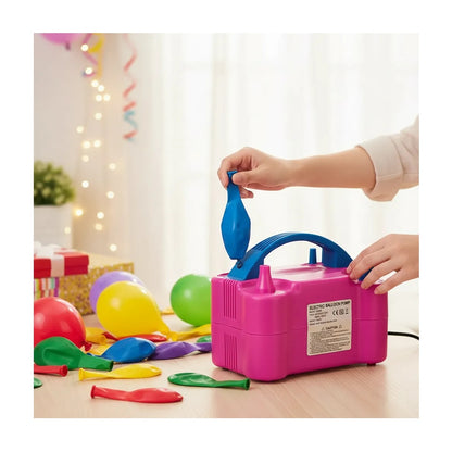 Inflador Eléctrico De Globos Doble Boquilla