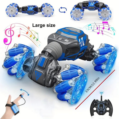 Carro RC Acrobático 360° – Control por Sensor de Mano, Giros y Piruetas