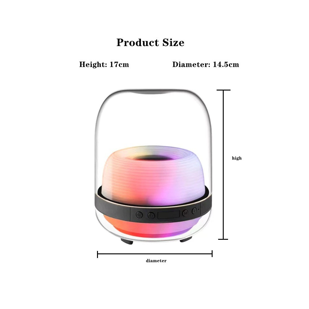 Parlante Bluetooth L30 Luz RGB Multicolor – Sonido 360° Portátil