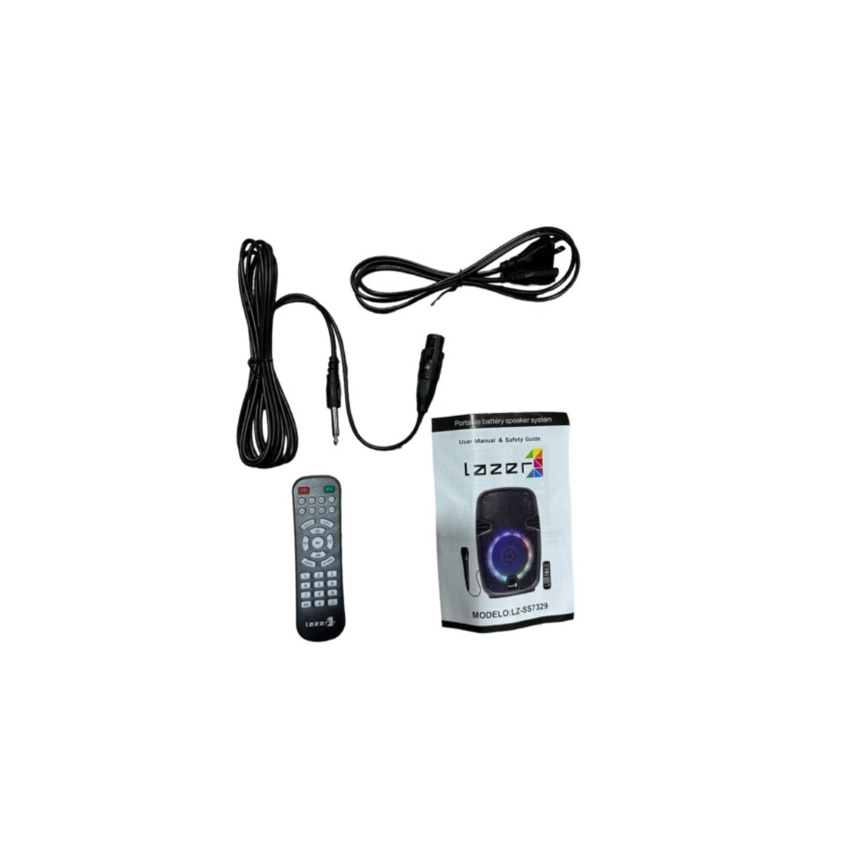 Parlante Con Luces LED Bluetooth Con Microfono