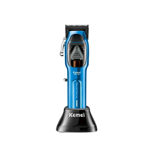 Maquina Para Cortar Cabello Original E Inalambrica Kemei 1763 Recargable