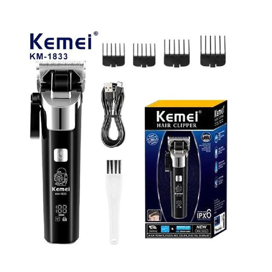 Combo De Peluqueria Maquina Kemei + Patillera Kemei + Shaver Kemei