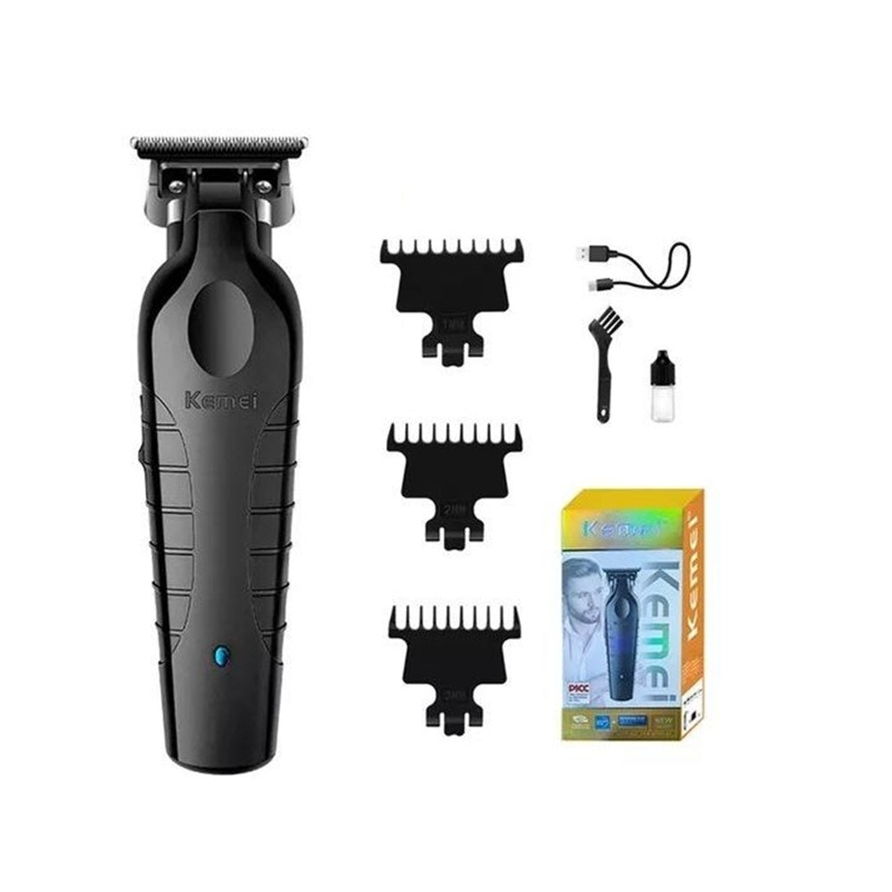 Combo De Peluqueria Maquina Kemei + Patillera Kemei + Shaver Kemei