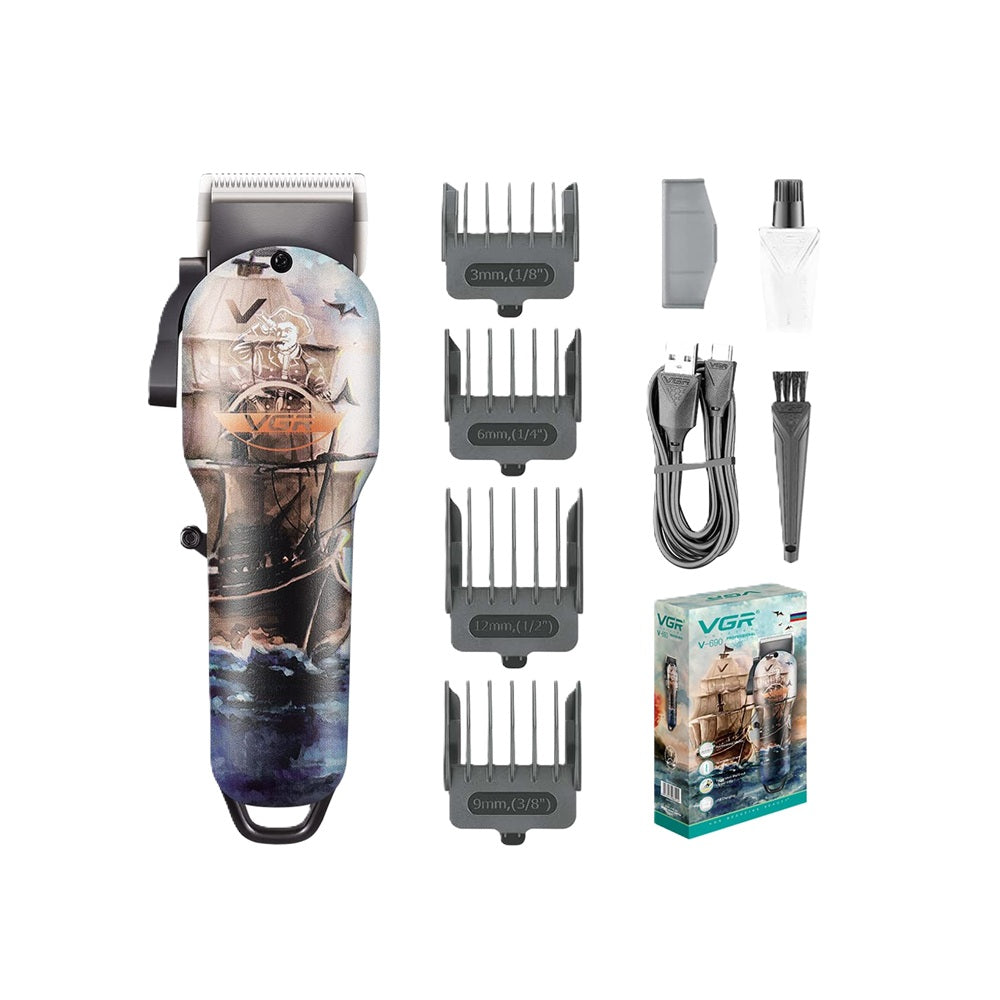 Kit Maquinas Para Cortar Cabello VGR + Afeitadora Shaver
