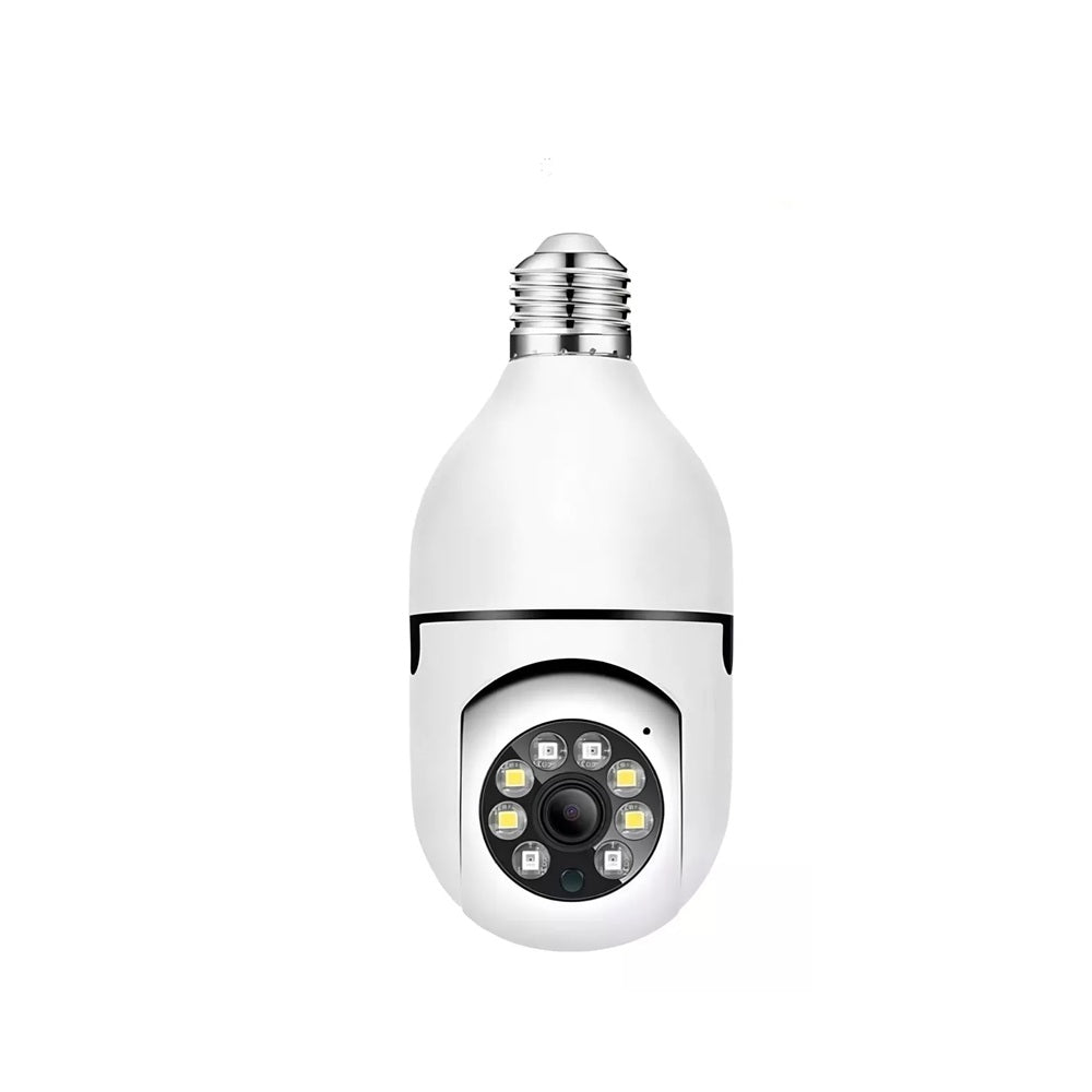 Cámara Bombillo De Seguridad 360° Giratoria Visión Nocturna