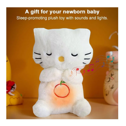 Peluche Que Respira Con Luces & Sonido Gatito
