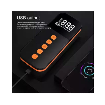 Inflador Inteligente Automatico Portatil Bici-Auto-Pelotas-Motos