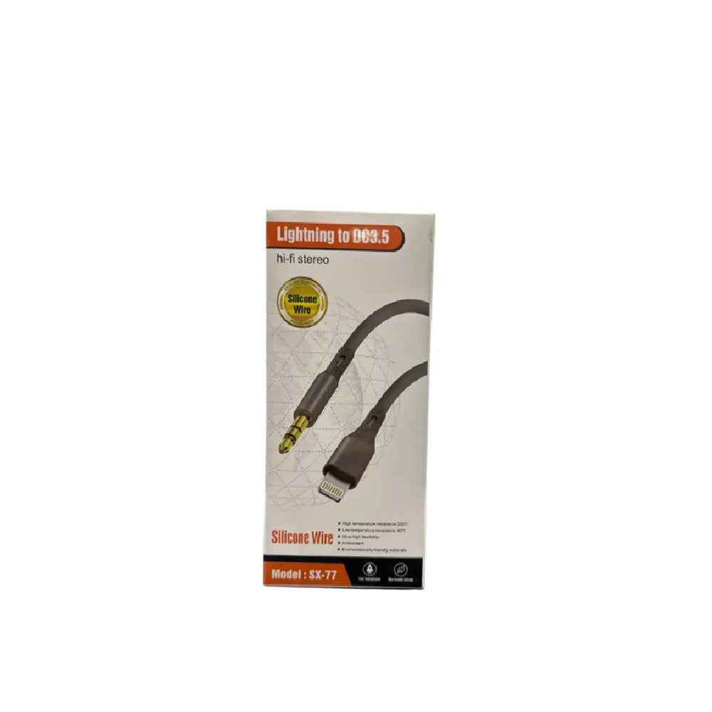 Cable Adaptador De Audio Lightning A 3.5mm Estéreo De Alta Fidelidad