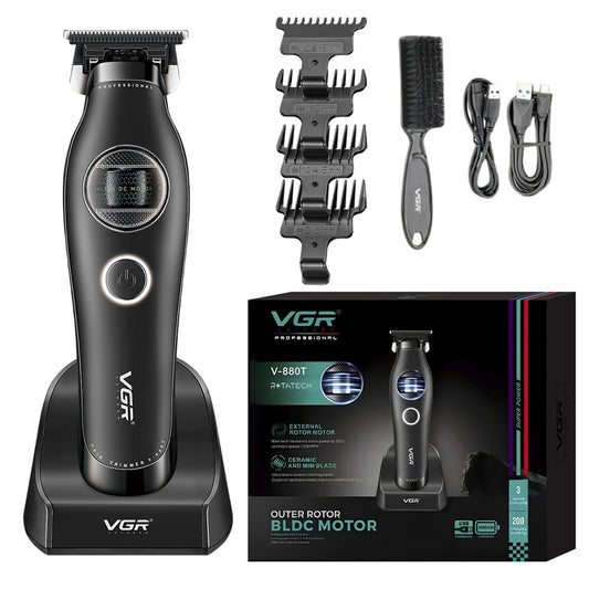 Maquina Peluquera Original VGR V-880T Inalambrica Con Base